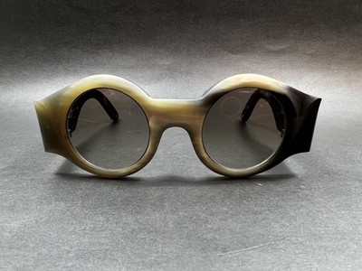 Rigards Uma Wang UW16 Le Horn FA078 Genuine Buffalo Horn Sunglasses Brand New
