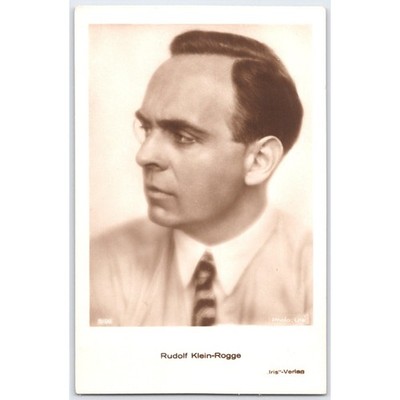 Postcard Rudolf Klein-Rogge Actor Real Photo Germany Iris-Verlag Silent Film