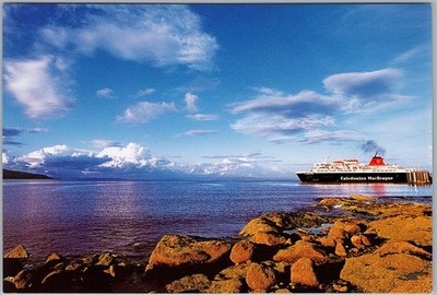 M.V. Caledonian Isles Ferry Brodick Isle of Arran Scotland Postcard C13