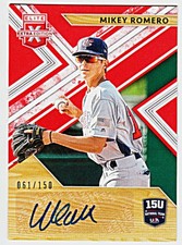 2019 PANINI ELITE EXTRA EDITION RED - AUTOGRAPH - #15U-MR MIKEY ROMERO Team USA