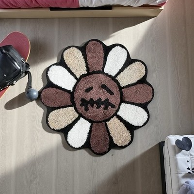 Travis Scott x Murakami Design Hand Tufted Rug 100CM NEW Carpet Decor US Ship