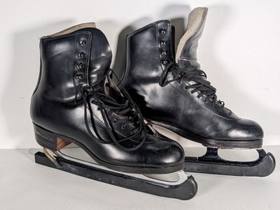 Riedell 375 Gold Star Ice Skates  Men's 8 John Wilson Coronation Ace Blades