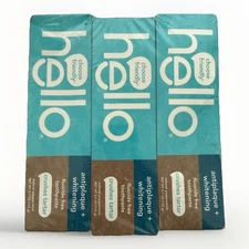 Hello Antiplaque And Whitening Fluoride Free Toothpaste Peppermint 3 Pack