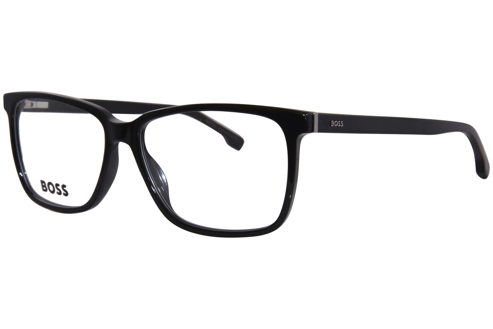 Оправа для очков Hugo Boss 1300U 807 Мужская черная с полной оправой прямоугольной формы 57 мм 21890₽