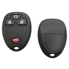 HERKIOCIO Remote Car Key Fob Cover Case Replacement fit for Chevy Black