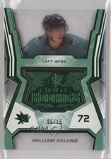 2021-22 SPx Finite Rookies Green Spectrum 5/15 William Eklund #F-48 1q2