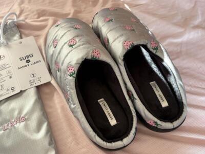 SUBU × SANDY LIANG イチゴ柄 シルバー 00 袋付き subu✖️Sandy Liang