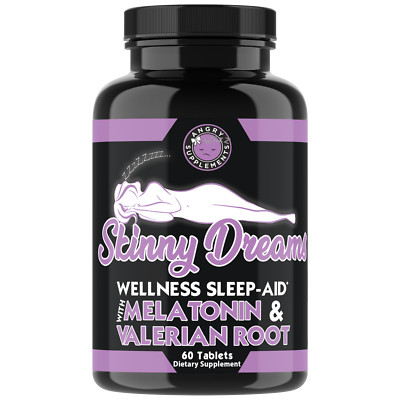 Angry Supplements Skinny Dreams Women's Weight Loss + Sleep Aid w. Melatonin 1pk