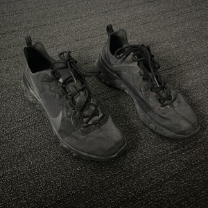 nike react element 55 triple black 