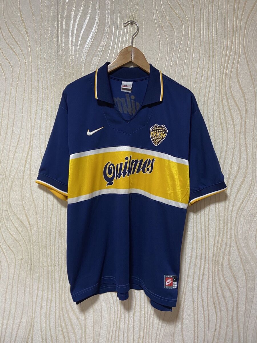 BOCA JUNIORS 1997 1998 HOME FOOTBALL SHIRT SOCCER JERSEY BOCA JUNIORS 1997 1998 HOME FOOTBALL SHIRT SOCCER JERSEY
