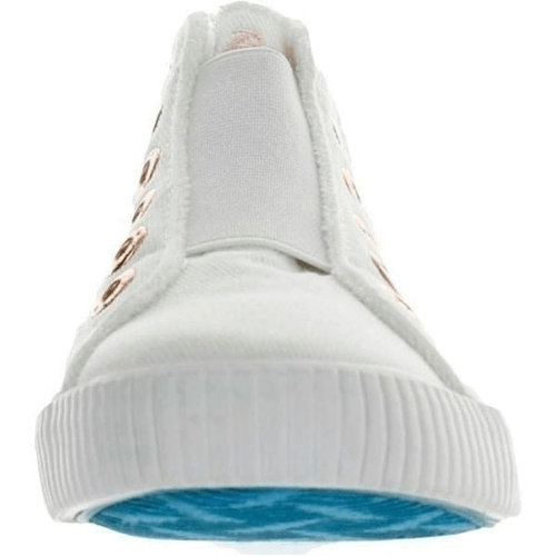 NWT Blowfish Malibu 11 Frazz White Quilted Mid-Hi Top Sneakers elastic easy on - Picture 8 of 12
