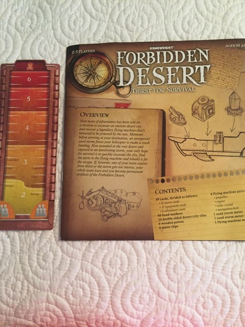 Forbidden Desert Board Game By Gamewright EBay