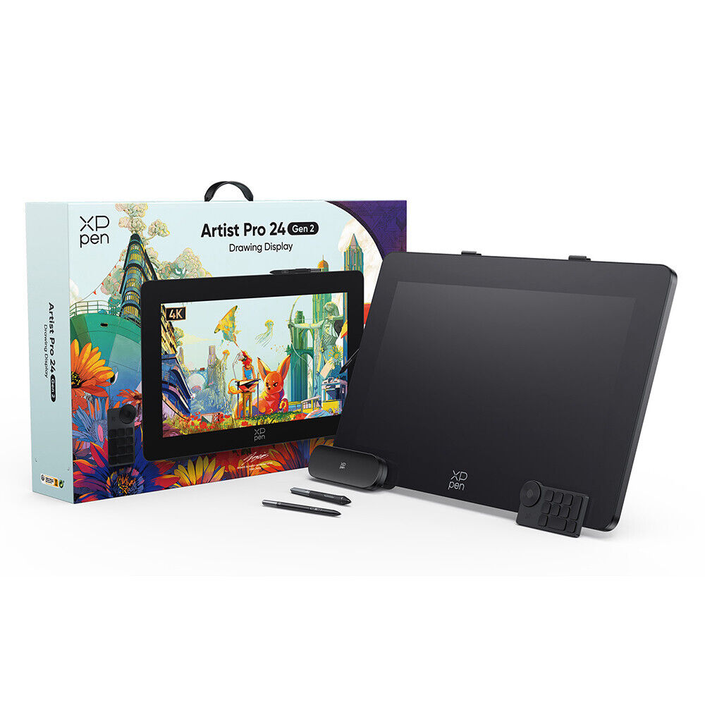 XP-Pen Artist 24 Pro Gen2 4K Graphics Drawing Tablet Full
