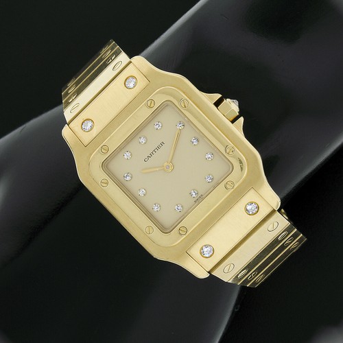 Vintage Men's Cartier Galbee 18K Yellow 