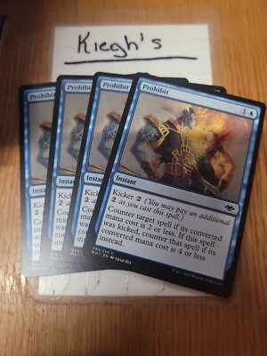Mtg Prohibit x4