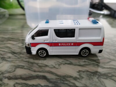 Tiny Hong Kong #02 (box opened) Toyota Hiace Police AM6520 Hong