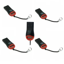 5x Memory Card Reader Adapters to USB 2.0 Adapter For Micro-SD SDHC SDXC TF Card