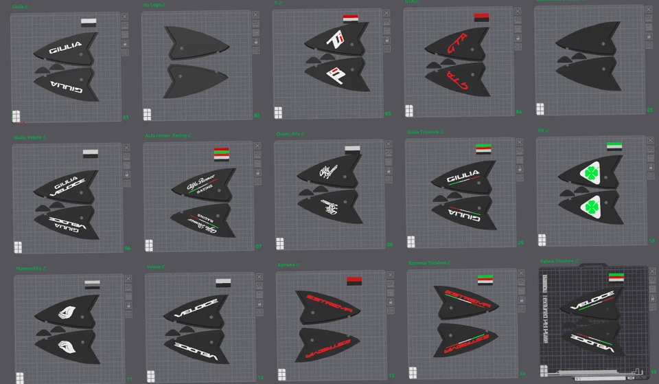 Protectores de arco de rueda Alfa Romeo Giulia Foto 2 de 4