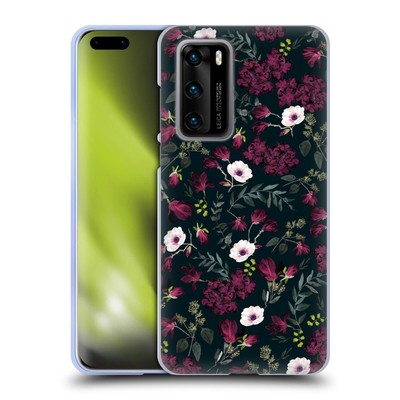 OFFICIAL ANIS ILLUSTRATION FLOWER PATTERN 4 SOFT GEL CASE FOR HUAWEI PHONES 4