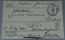 Autograph Walter Zluhan German Art Dealer on Field Postcard 1915 (95543)