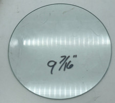 Flat Clock Glass - 9 7/16" Inches New Old Stock  Flat 