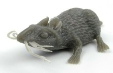 Rubber Realistic Rat Mouse Halloween Prop Rodent Prank Gag Toy Detailed Gray 8 