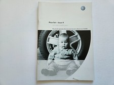 VOLKSWAGEN LUPO POLO GOLF BORA PASSAT PRICE LIST SALES BROCHURE 2001