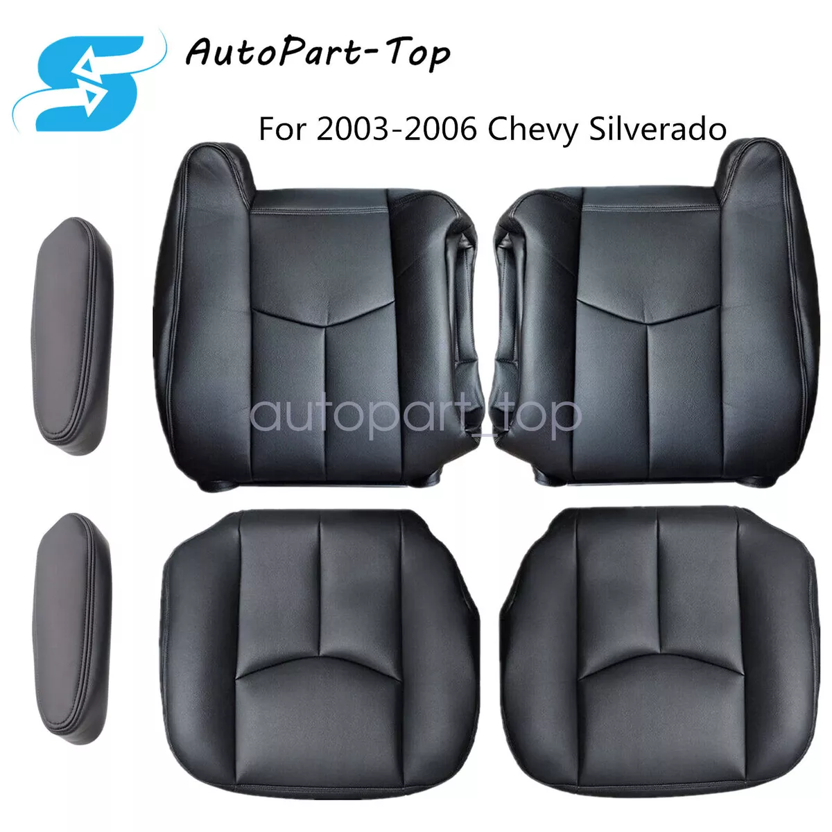 Fits 2003 2006 Chevy Tahoe Suburban Driver Passenger Leather
