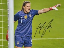 Alyssa Naeher Hand Signed 8x6 Inch USA Women’s Football Photo USWNT