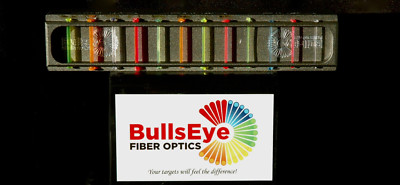 NEW BRIGHT Rifle GUN SCOPE SIGHT .060or.040'' Red or Green FIBER OPTICS 