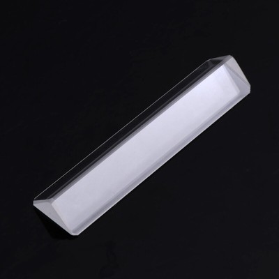 Crystal Optical Glass Triangular Prism Refractor for Teaching Light Spectrum
