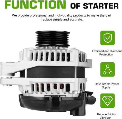 New Alternator Compatible Acura MDX Honda Odyssey Pilot Ridgeline Fast Shipping - Picture 2 of 4