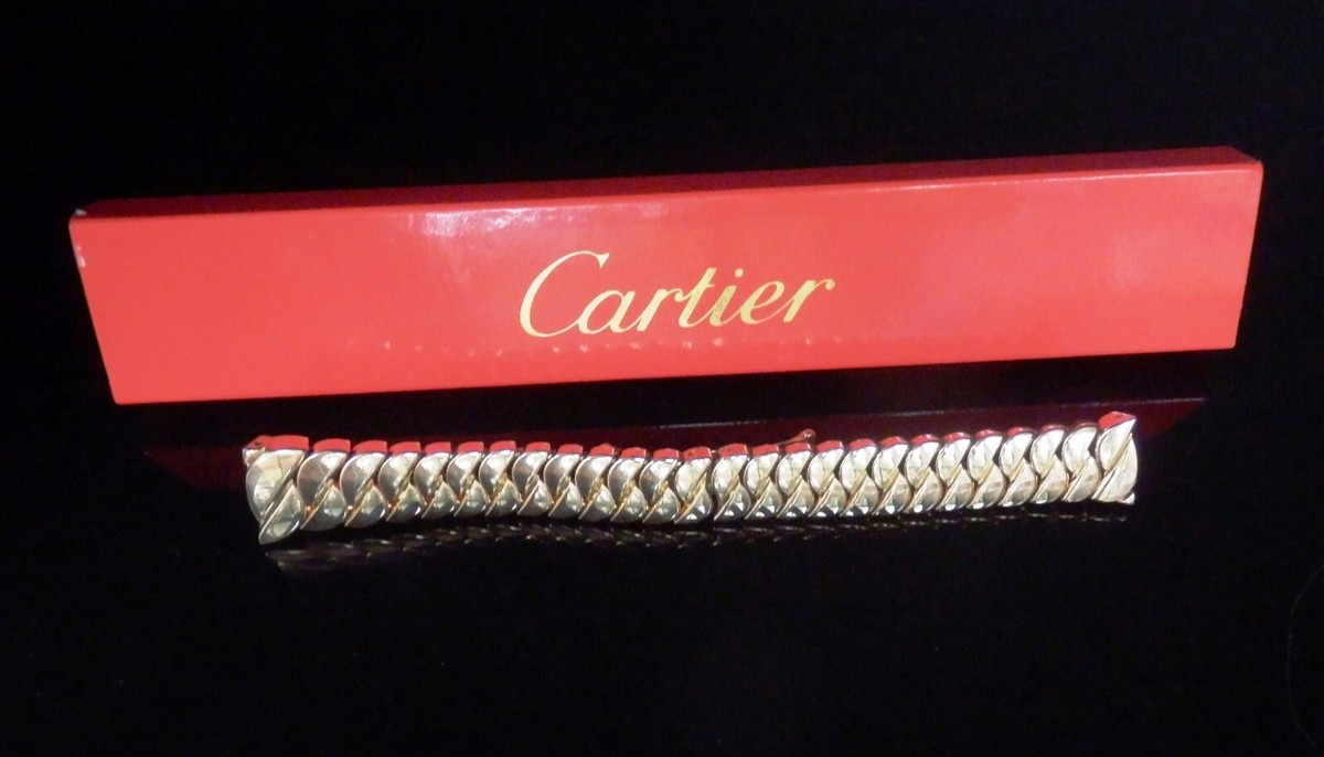 18K GOLD CARTIER la DONA watch BRACELET