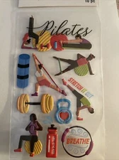Recollections PILATES sticker set~BNIP~Nice! Quick Ship!