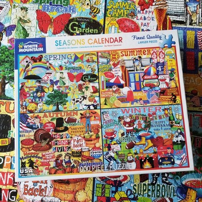 White Mountain Puzzles „Summer Breeze“ – 1000 Teile, Fertig 61x76 Cm, Premium-Puzzle Aus Den USA