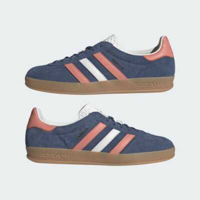 美品アディダス adidas GAZELLE INDOOR IG1640 Shoes - Gazelle Indoor Shoes - Blue | adidas Oman