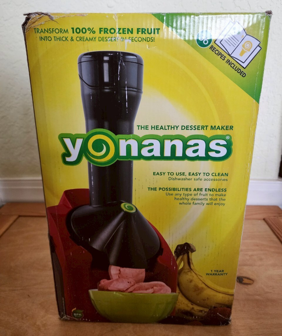 Yonanas 902RD Classic Vegan Non-Dairy Frozen Fruit Dessert Maker