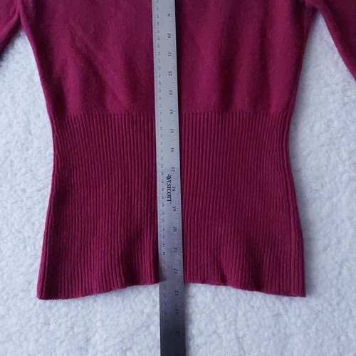 Patagonia Wool Blend Magenta Cowl Neck Women's Pullover Long Sleeve Sweater Sz S - Picture 13 of 15
