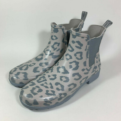 leopard hunter boots