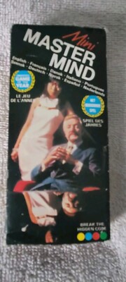 Vintage Mini Master Mind Game New Travel Game Invicta Strategy 
