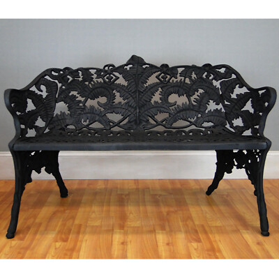 Motif Fern Bench for Garden or Street Scape - 2 Color Choices