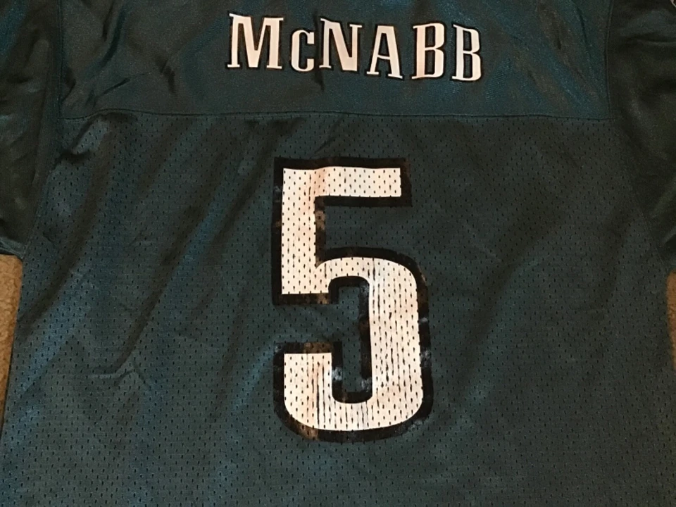 Camiseta deportiva verde réplica Donovan McNabb Reebok Youth XL Philadelphia Eagles #5 Foto 2 de 3