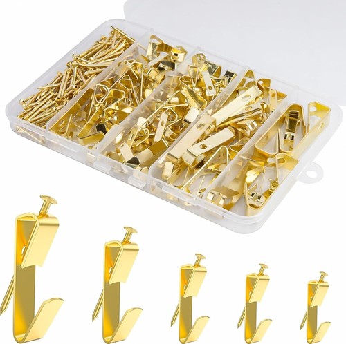 202 PCS Frame Hanger Kit, 10Lb, 20Lb, 30Lb, 50Lb&100Lb Picture Hanging Hardware - Picture 3 of 11