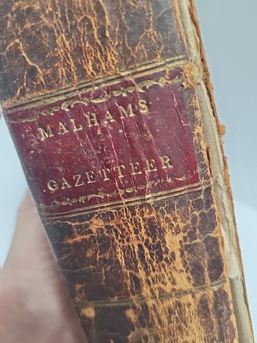 Malham's 1797 Naval Seamans Gazetteer W/Maps Charts Sailing Antique Book Boston - Picture 2 of 17