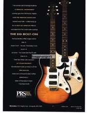1993 PRS Paul Reed Smith EG Guitars Vintage Print Ad 