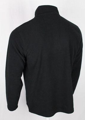 CAT Caterpillar Men's Fleece Jacket 1/4 Zip Microfleece Black