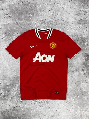 Nike Manchester United 2011-2012 Red Home Soccer Jersey | eBay