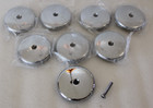 Bathtub Waste and Overflow 1-Hole Covers - Chrome - Lot of 8