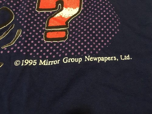 True Vintage 1995 ¿Qué parte no? Camiseta Clothing for Cool People Freeze XL años 90 - Imagen 6 de 7