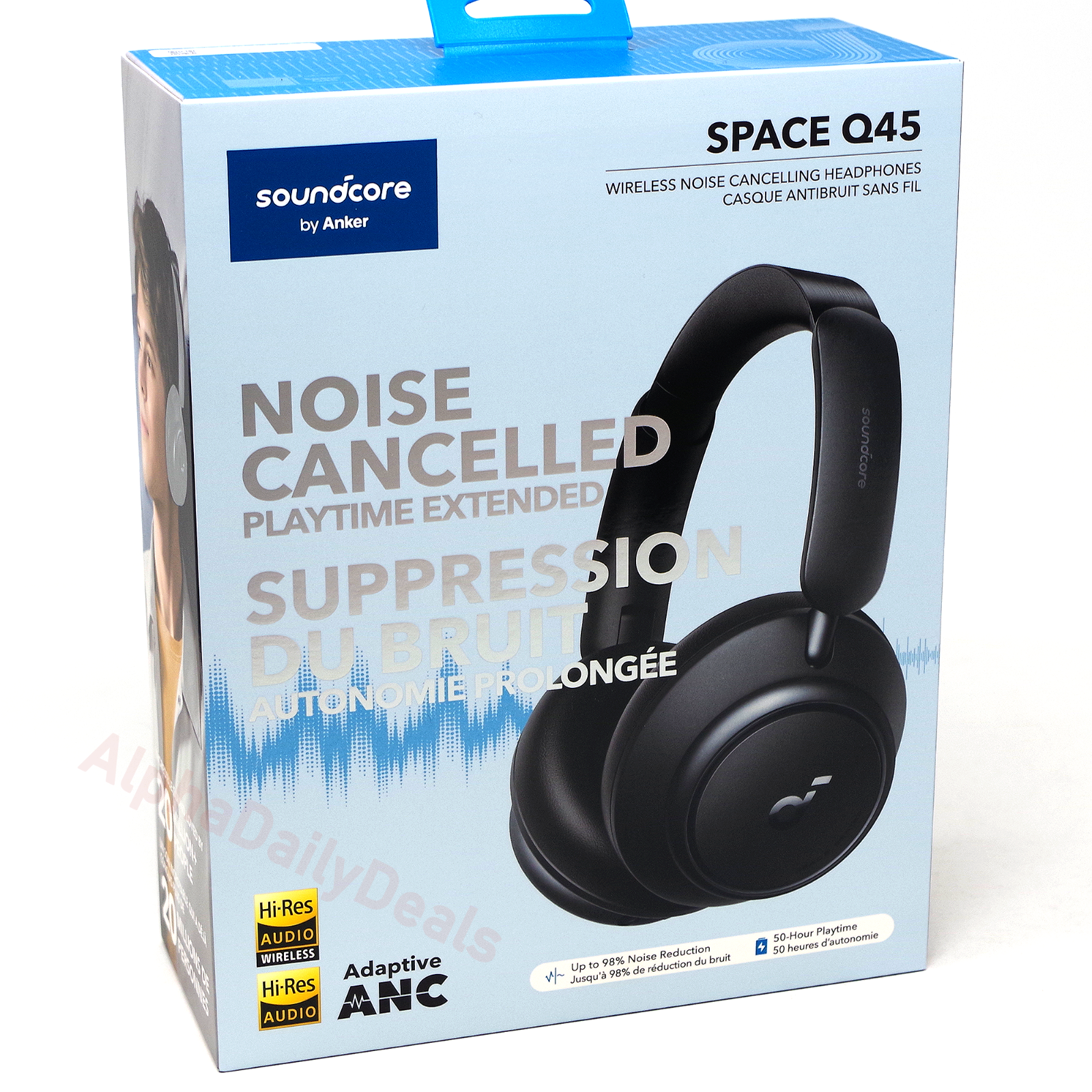 soundcore Anker Space Q45 True Wireless Headphones - Black for sale online